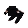 thumbnail image 2 of Baby Boys 2PCS Pants Sets Long Sleeve Round Neck Sweatshirt Tops Solid Color Pants Sets, 2 of 6