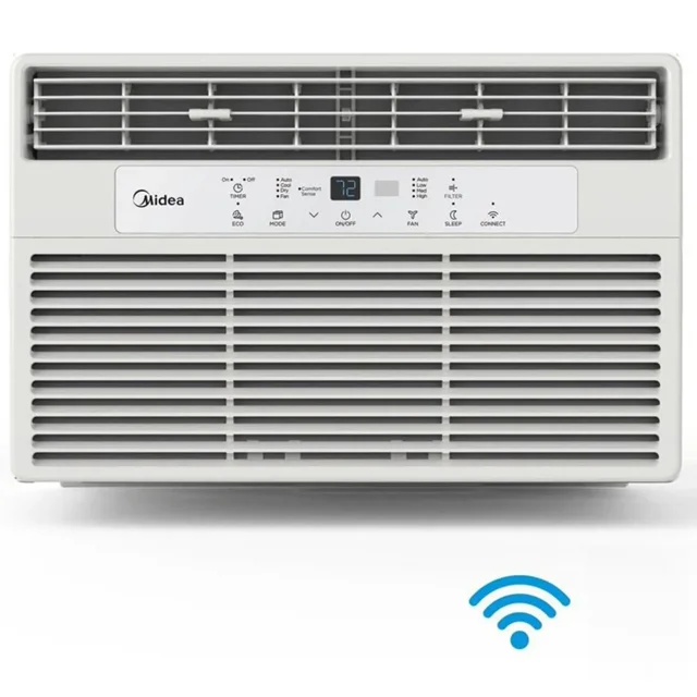 Refurbished Midea MWMWT080CR2A 8,000 BTU Window Air Conditioner with Remote