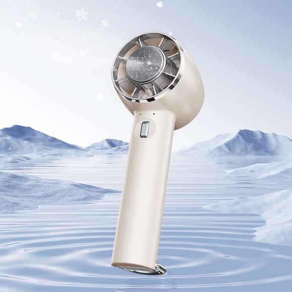 Xihbxyly Portable Fan Handheld Fan Private Fan Mini Fan Hand Fan - Outdoor & Climbing Essential, 360° Wind, Button Desktop Fan