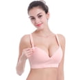 thumbnail image 3 of Maternity Pregnancy Seamless Breastfeding Bras No Underwire, 3 of 9