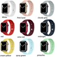 thumbnail image 2 of ALMNVO Silicone Sport Watch Strap for Apple Watch Bands 38mm 44mm 40mm 41mm 45mm 42mm for Women Man, Silicone Sport Replacement Wristband Bracelet for iWatch Bands Series 6 SE 7 5 4 3 2 1, 2 of 9