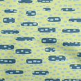 thumbnail image 1 of oneOone Viscose Chiffon Lime Fabric Geometric Rounded Rectangle Sewing Material Print Fabric By The Yard 42 Inch Wide, 1 of 4