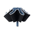 thumbnail image 2 of Travel Umbrella Compact Windproof Fully Automatic Reverse Folding 41 in Diameter with Reflective Stripe and 10 Fiberglass Ribs, 2 of 8