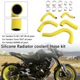 thumbnail image 1 of Silicone Radiator coolant Hose For Yamaha MT-09 XSR900 Tracer 9/GT all years Yellow, 1 of 13