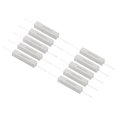 thumbnail image 1 of Unique Bargains 10Pcs 15 Ohm Resistors, 10W Ceramic Cement Resistor Power Cement Resistor Kit Tolerance 5% for Power Adapters Audio, 1 of 4