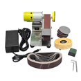 thumbnail image 4 of Polishing Grinding Belt Machine Mini Belt Sander US Plug Adapter Easy to Operate Professional Electric Belt Sander Grinder for Grinding , Style C, 4 of 8