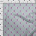thumbnail image 3 of oneOone Rayon Gray Fabric Asian Block Craft Projects Decor Fabric Printed By The Yard 56 Inch Wide, 3 of 4