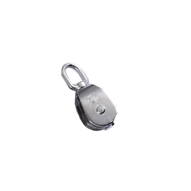 Dalazy Poulie en Acier Inoxydable Portable Détachable Réutilisable Remplaçant Roues Doubles Anticorrosion Bateaux Escalade sur Roche Roue de Levage M20