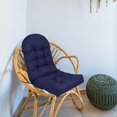 thumbnail image 4 of jinwen High Back Patio Chair Cushion Indoor Outdoor High Back Rocking Chair Cushion Deep Blue, 4 of 8