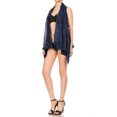 thumbnail image 4 of Cardigan Sans Manches Ouvert devant en Crochet pour Femmes, 4 of 5