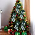 thumbnail image 4 of Naittoop Christmas Large Letters Christmas Stockings Cute Striped Christmas Tree Pendant Holiday Decorations, 4 of 5