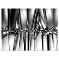 thumbnail image 2 of Fond en Cristal Noir et Blanc - Impression sur Toile Abstraite, 2 of 3