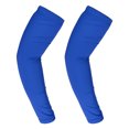 thumbnail image 1 of Unique Bargains 1 Pair Reduce Joint Pain Arm Elbow Compression Sleeve L Size Blue, 1 of 7