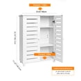thumbnail image 2 of SortWise Armoire de Salle de Bain Autoportante avec 2 Tablettes Ajustables, Blanc, 2 of 8