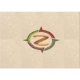 thumbnail image 1 of Ahgly Company Machine Washable Indoor Rectangle Transitional Moccasin Beige Area Rugs, 7' x 9', 1 of 7