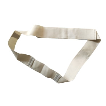 Ultra-Thin Peritoneal Dialysis Catheter Care Belt - Soft Breathable TPU & Milk Silk, Adjustable Double-Section Buckle, Hypoallergenic, White, Size S (1.97-2.62ft Length, 1.57in Width)