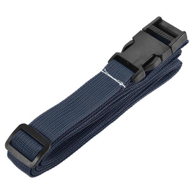 Unique Bargains 2.5m Length with Quick Release Buckle Luggage Straps, Navy Blue