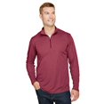 thumbnail image 1 of Men's Zone Sonic Heather Performance Quarter-Zip - SP MAROON HTHR - M, 1 of 3
