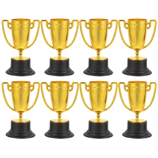 MasteelfCA 8 Pcs Mini Prix Trophées Prix Trophée Tasses Trophées Or Enfants Récompenses Scolaires