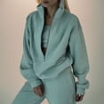 thumbnail image 2 of Kcodviy Ensemble Deux Pièces pour Femmes Robe et Manteau pour Femmes Haut à Manches Longues et Tenues de Noël pour Femmes Ensembles Habillés à Pantalon Long, 2 of 5