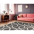 thumbnail image 4 of Vintage Arabesque Grey & Ivory 8' x 10' Area Rug, 4 of 6