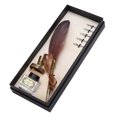 thumbnail image 3 of Calligraphy Pen Kit, Decorative Craft Antique Quill Pen Set Retro  For Calligraphy Practicing For Writing For Students For Teachers White,Brown,Big Red,Pink, 3 of 8