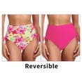 thumbnail image 2 of RELLECIGA Bas de Bikini Réversible Taille Haute pour Femmes, 2 of 7