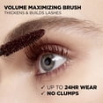 thumbnail image 4 of L'Oréal Paris Voluminous Original Mascara, Volumizing and Separating, Washable Deep Burgundy, 8.5 ml, 4 of 8