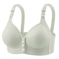thumbnail image 1 of Front Closure Bras Womens Push Up Tshirt Bra No Underwire Full Coverage Wireless Bras Soft Supportive Everyday Bra Bralettes, 1 of 2