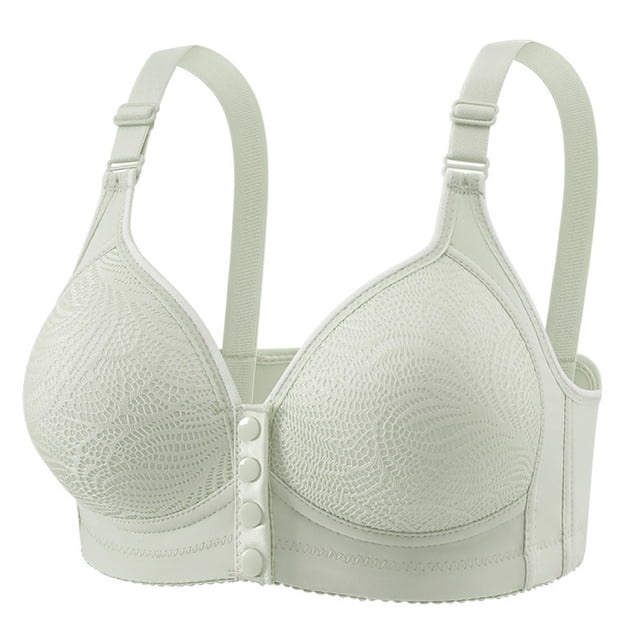 Front Closure Bras Womens Push Up Tshirt Bra No Underwire Full Coverage Wireless Bras Soft Supportive Everyday Bra Bralettes