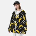 thumbnail image 3 of Lsque Banana Pattern UPF 50+ Lightweight Sun Protection Men's Women's Long Sleeve Shirt, Hoodie Performance -Medium, 3 of 7