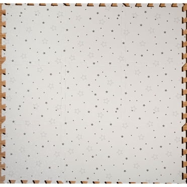 Tapis de jeu en mousse emboîtable Mainstays pour enfants, de 0 à 6 ans, 9 dalles de 12,4 po x 12,4 po, revêtement de sol en EVA
