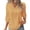 Yellow, variant on 3/4 Sleeve Womens Tops Women 3/4 Sleeve Tops Summer Plus Size Tops Clearance Womens Tops Casual Work Outfits for Women Workout Shirts, V Neck, Yellow