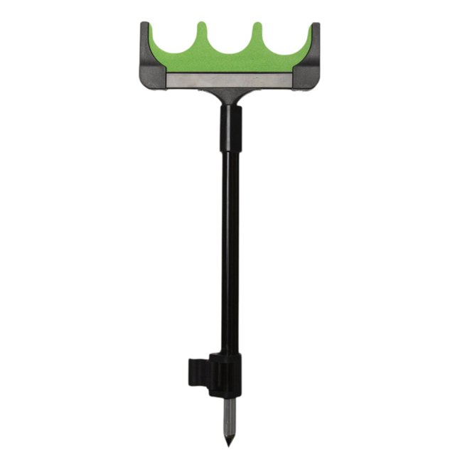 jinwen Fishing Rod Holder Fishing Pole Stake Bank Fishing Rod Rack for Ground Beach 3 Holes