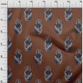 thumbnail image 2 of oneOone Cotton Silk Fabric Leaves & Floral Block Decor Fabric Printed BTY 42 Inch Wide, 2 of 6
