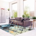 thumbnail image 2 of Modern Abstract Area Rug, Non-Shedding Living Room Bedroom Dining Home Office Crystal Velvet Carpet, 2' x 3', Ink Painting, 2 of 8