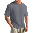 thumbnail image 1 of Hiiyo T-Shirt Uni pour Homme à Manches Courtes, Col Rond, Tailles M-TTTTG, 1 of 7
