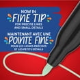 thumbnail image 3 of Sharpie Creative Markers, Earth Tones, Water-Based Acrylic Paint Markers, Fine Tip, 5 Count, 3 of 16