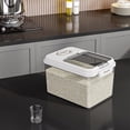 thumbnail image 1 of sdhkgrrt under $5 Airtight Rice Container, Large Airtight 22Lb Rice Container,Food Storage Cereal Container with Measuring Cup,Pet Dog Food Storage Container,Flour Grain Container for Household, 1 of 6