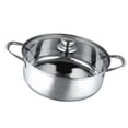 thumbnail image 4 of Hot Pot Cooker Universal Stainless Steel Kitchen Cookware Cooking Tool Stainless Steel Hot Pot Induction Pot with Lid for Induction Cooktop Gas Stove, 4 of 8
