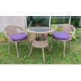 thumbnail image 1 of Henryka 3 Piece Bistro Set With Cushions, 1 of 4