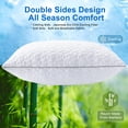 thumbnail image 2 of Cooling Pillows Queen Size Shded Memory Foam Pillows Adjustable Firm Bed Pillows Cool Cold Pillow for Hot Side Back Stomach Sleepers with Removable Washable Cover ” x ”, 2 of 8