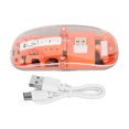 thumbnail image 2 of BT Mouse, Transparent RGB Dual Mode Gaming Mouse, 800/1200/1600/2400 DPI, Rechargeable Computer Mice, for PC Laptop, 2 of 7