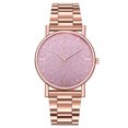 thumbnail image 3 of Montre-bracelet Analogique à Quartz pour Femmes Élégante avec Cadran Rond Étoilé et Bracelet en Acier Inoxydable, 3 of 8