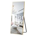 thumbnail image 1 of NeuType Full Length Mirror Floor Rectangle Gold 59"x19", 1 of 1