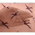 thumbnail image 4 of oneOone Viscose Chiffon Fabric Bird Block Print Fabric By Yard 42 Inch Wide, 4 of 4