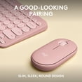 thumbnail image 2 of Logitech Pebble 2 Combo, Wireless Keyboard and Mouse, Quiet and Portable, Customizable - Rose, 2 of 9