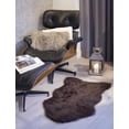 thumbnail image 2 of H-Luxe 2'X3' Gordon Faux Sheepskin Rug, 2 of 3