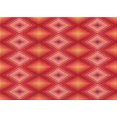 thumbnail image 1 of Ahgly Company Machine Washable Indoor Rectangle Transitional Bright Orange Area Rugs, 3' x 5', 1 of 7