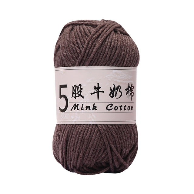 Home Kitchen Bathroom Textile Deals!Pcksrro 5 Strands Milk Cotton Doll Crochet Diy Knitting Thread Baby Sweater Wool Ball